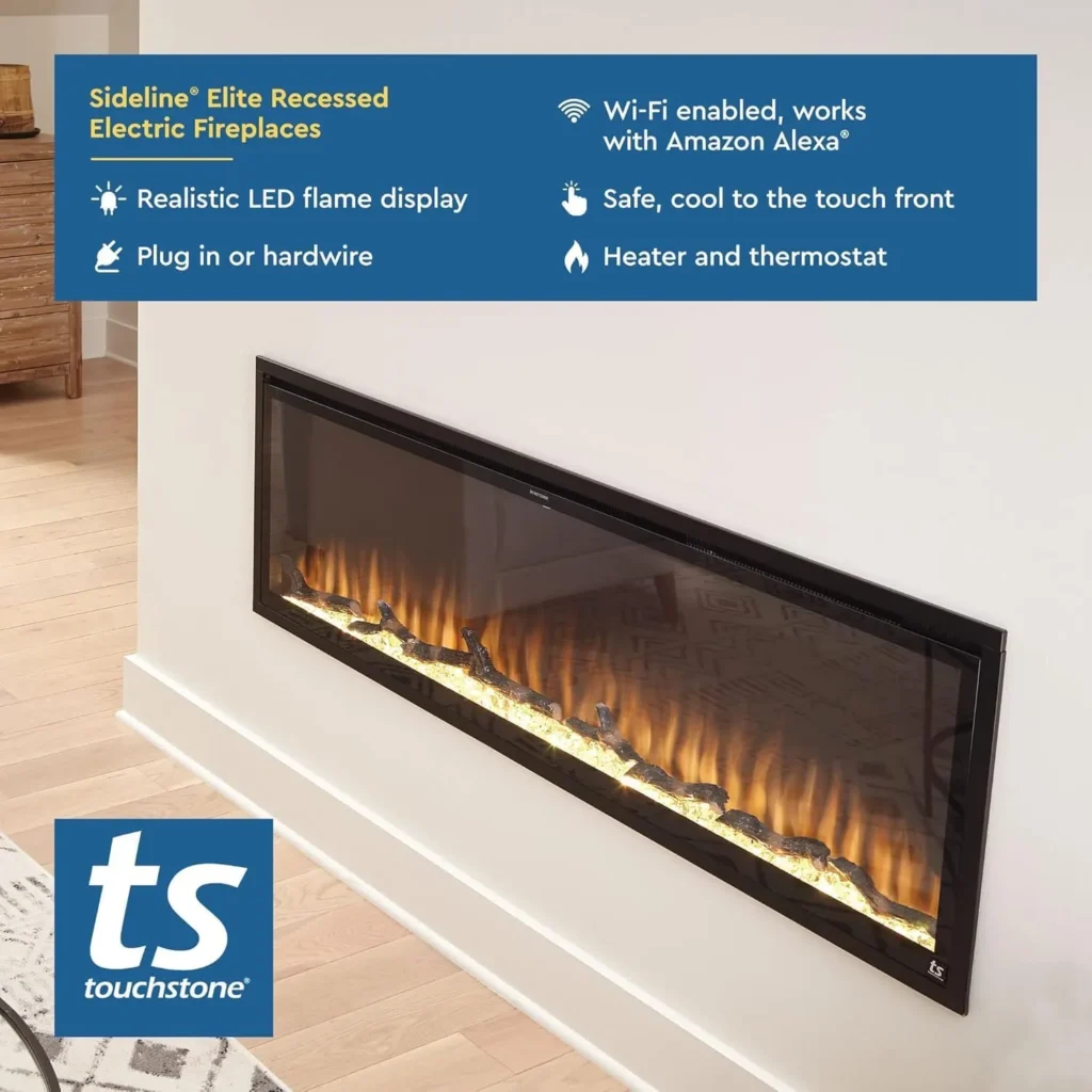 72 Inch Electric Fireplace