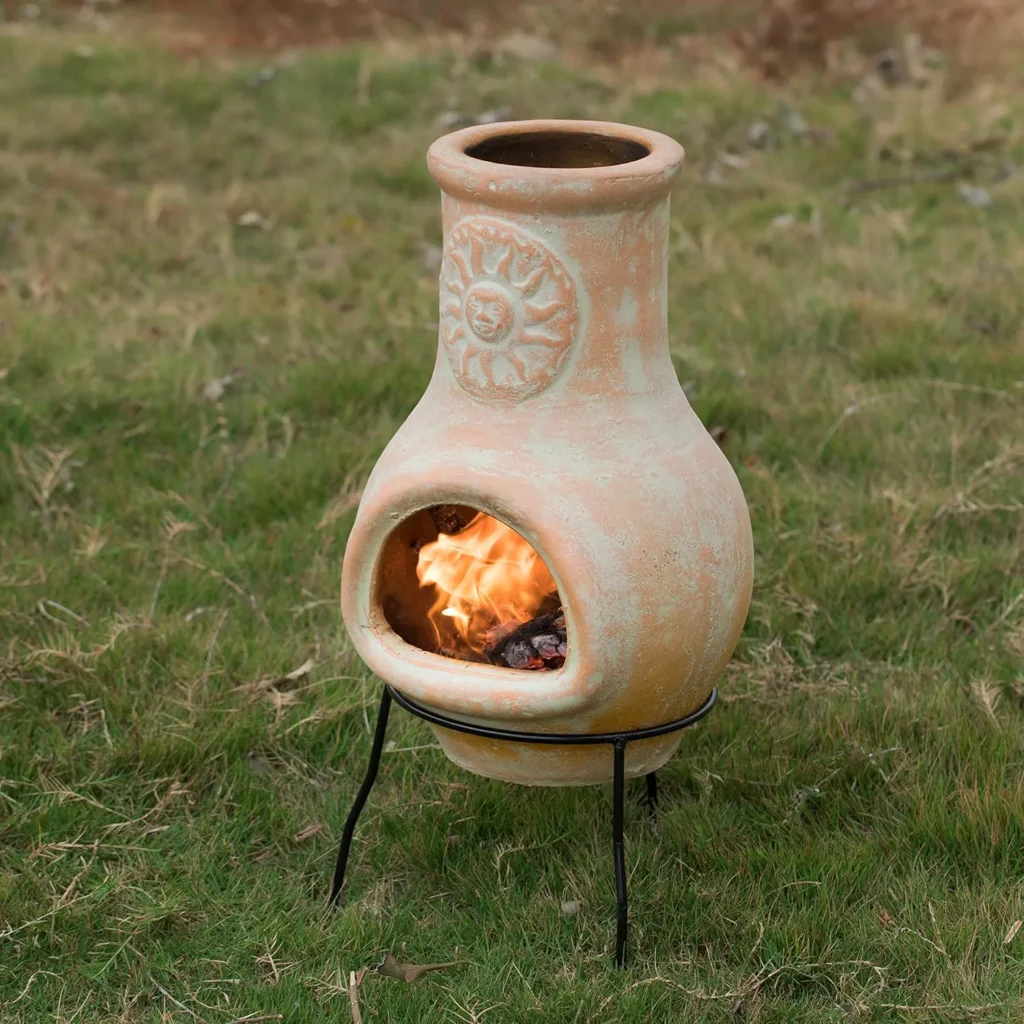 Clay Chiminea