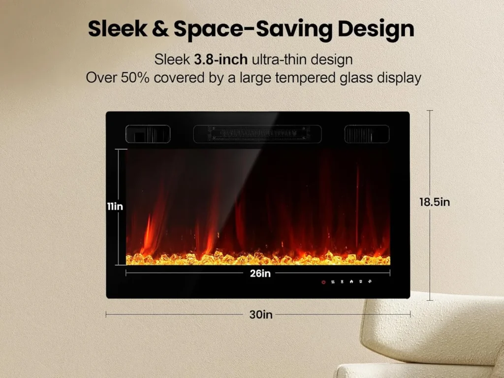 Electric Fireplace for Bedroom