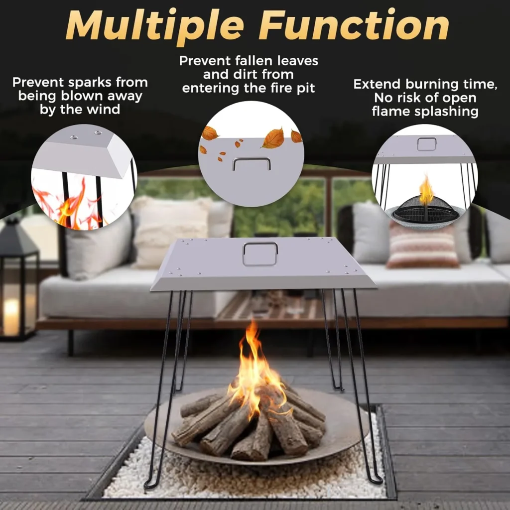 Fire Pit Heat Deflector