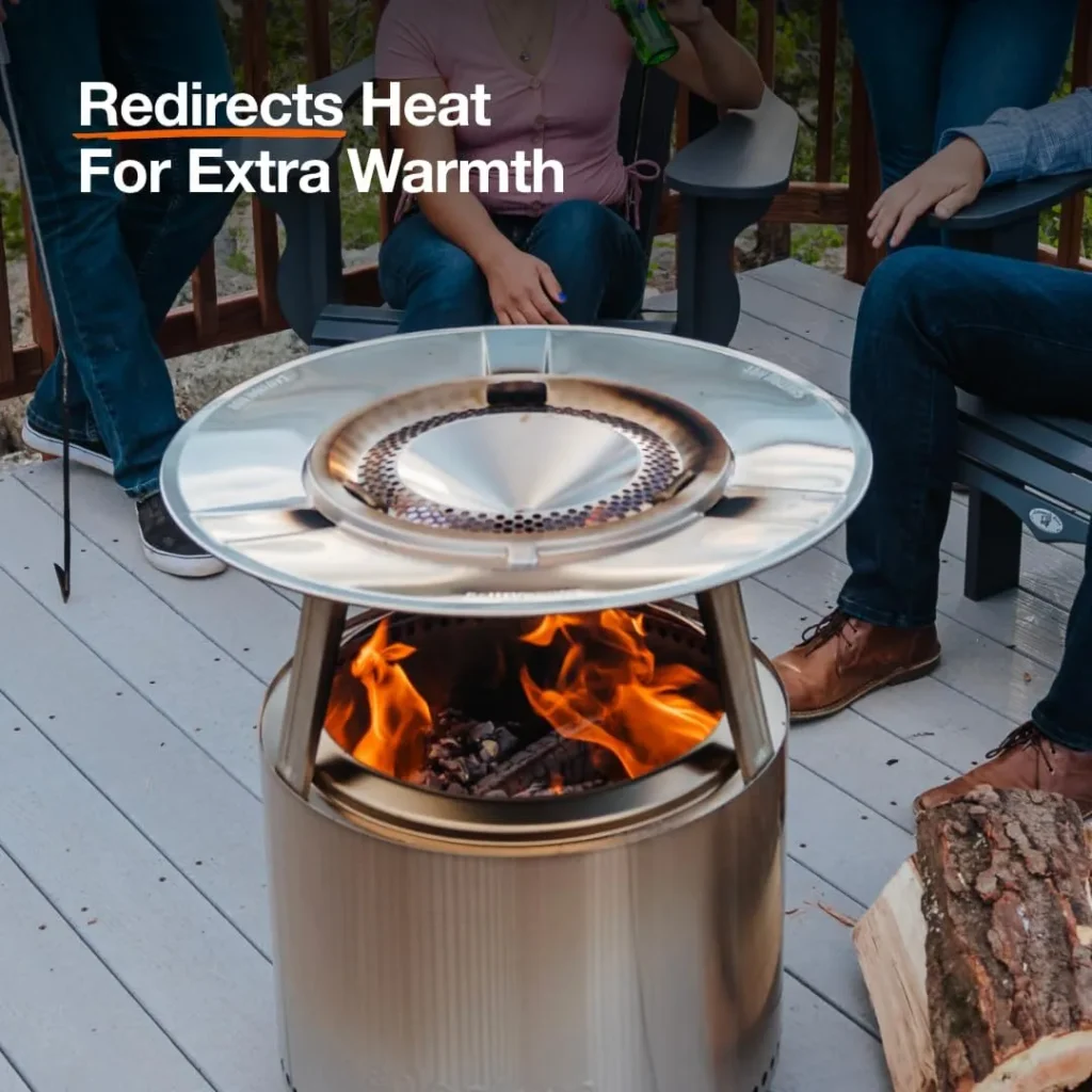 Fire Pit Heat Deflector