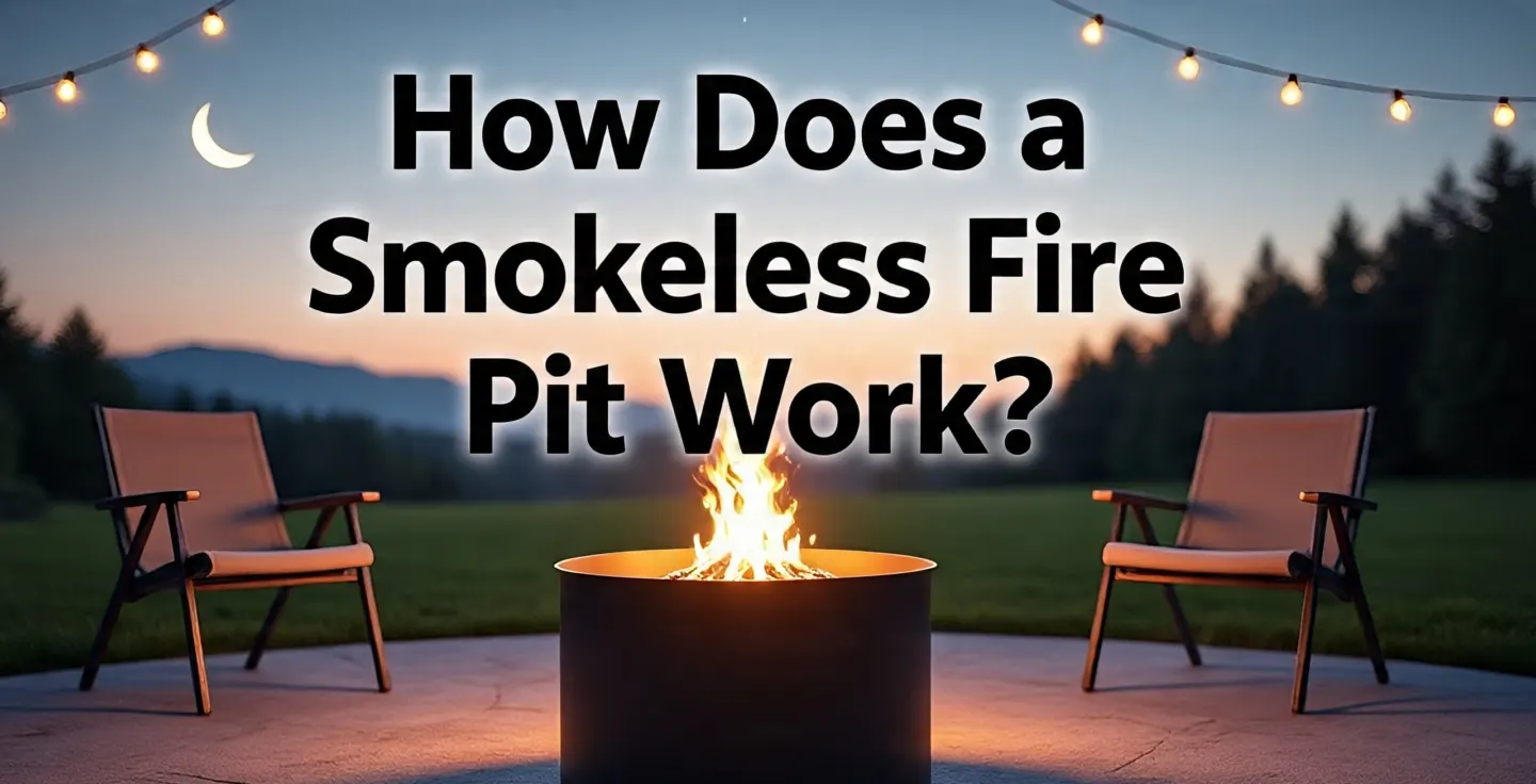How Does a Smokeless Fire Pit Work