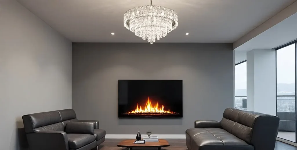 Luxury & Glam Styles Electric Fireplace Wall Mount Ideas