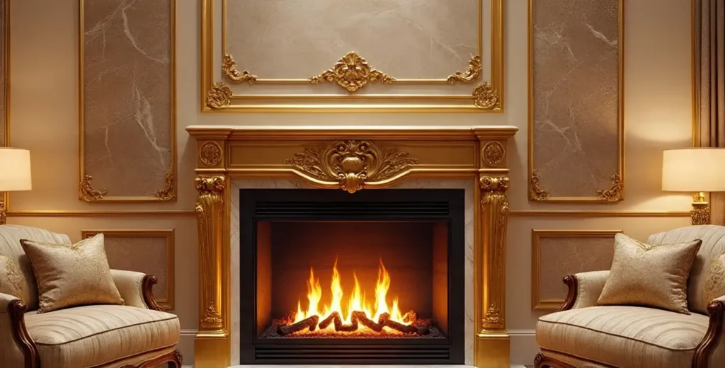 Luxury & Glam Styles Electric Fireplace Wall Mount Ideas
