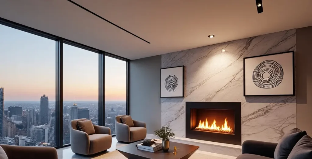 Luxury & Glam Styles Electric Fireplace Wall Mount Ideas
