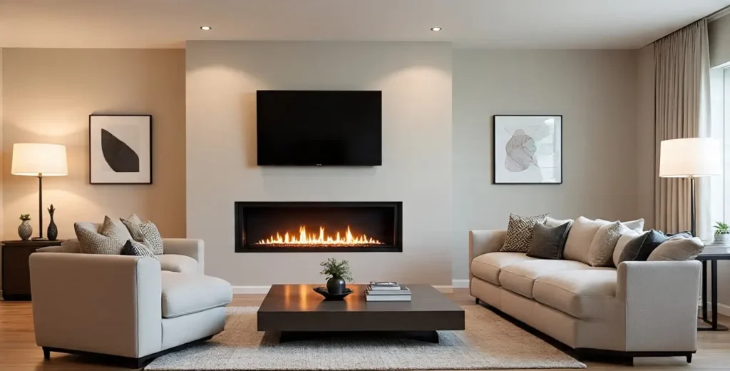 Modern & Minimalist Styles Electric Fireplace Wall Mount Ideas
