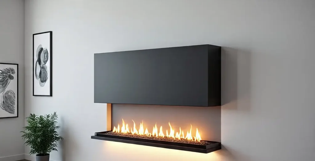 Modern & Minimalist Styles Electric Fireplace Wall Mount Ideas
