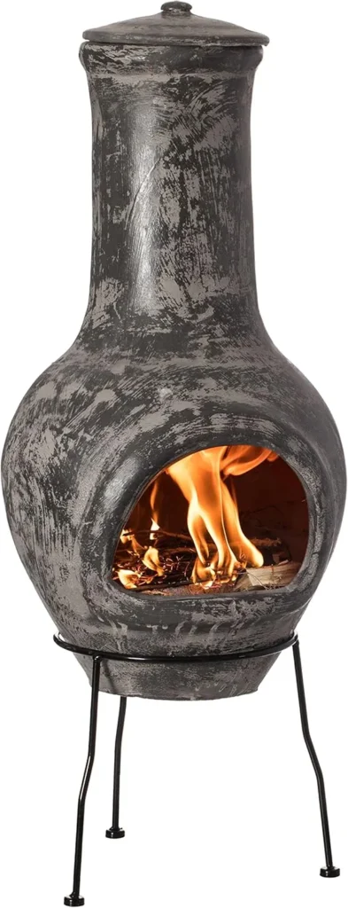 Clay Chiminea