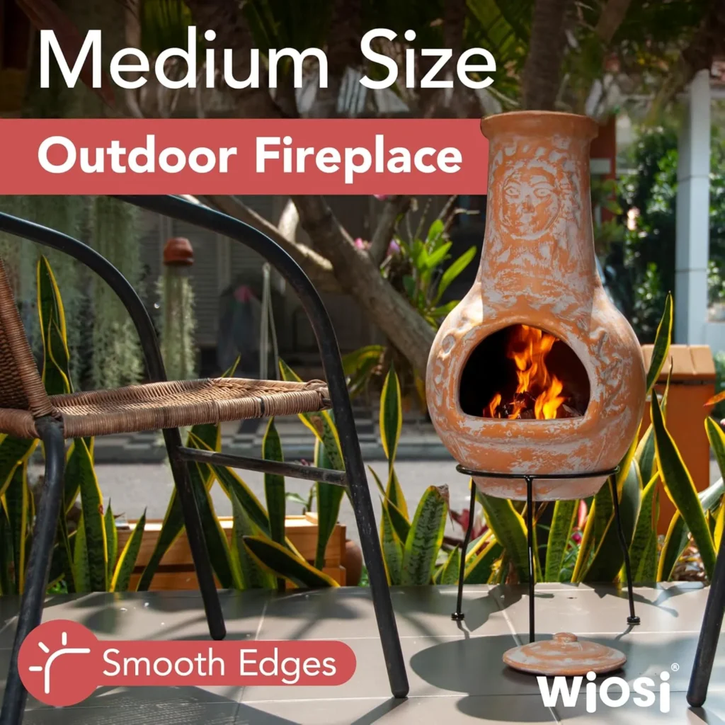 Clay Chiminea