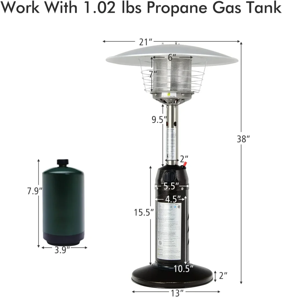 Tabletop Outdoor Heater
