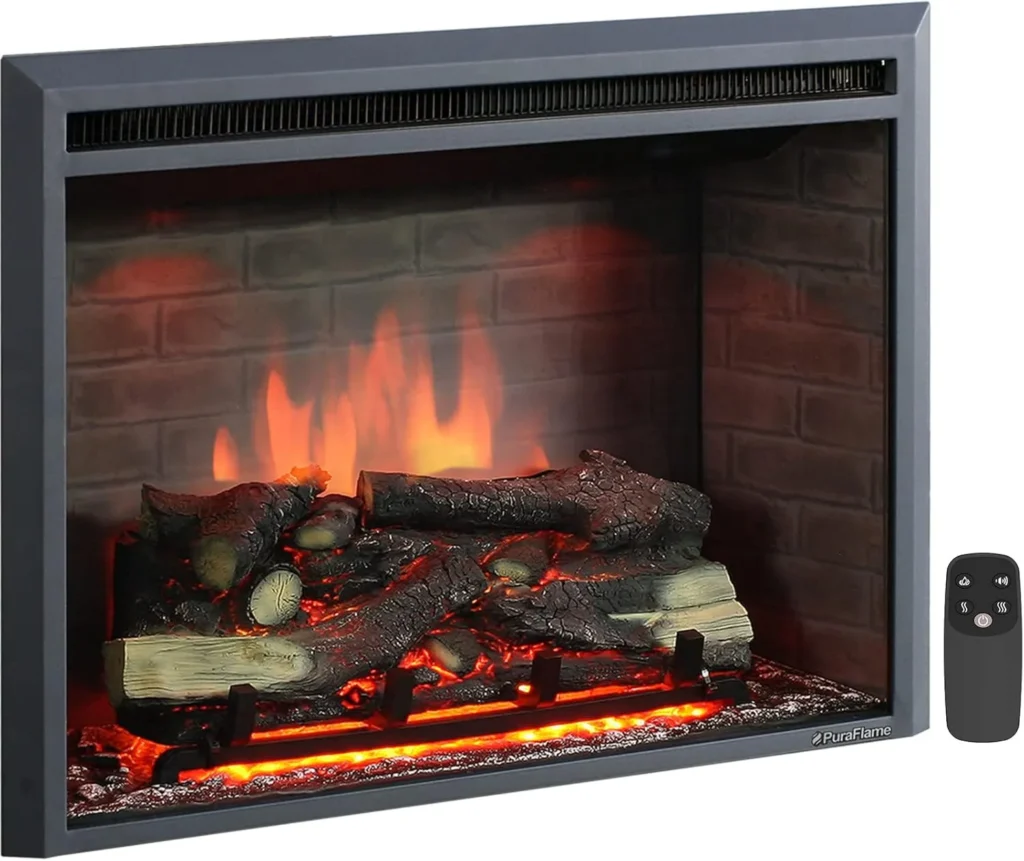 Realistic Electric Fireplace