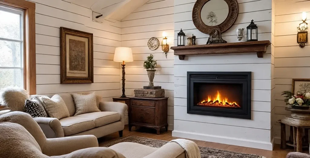 Rustic Styles Electric Fireplace Wall Mount Ideas