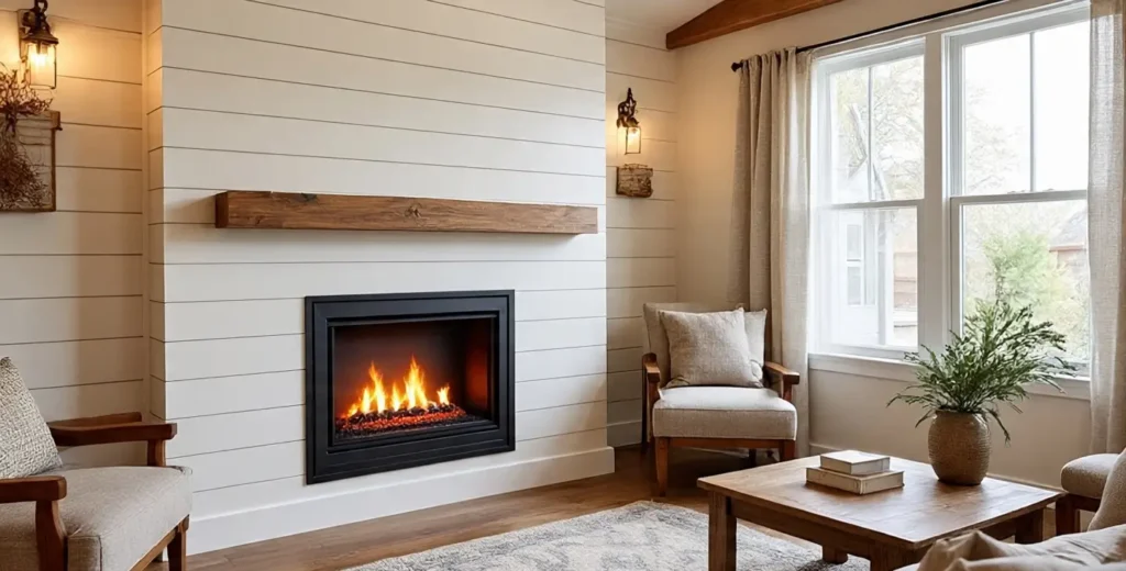Rustic Styles Electric Fireplace Wall Mount Ideas