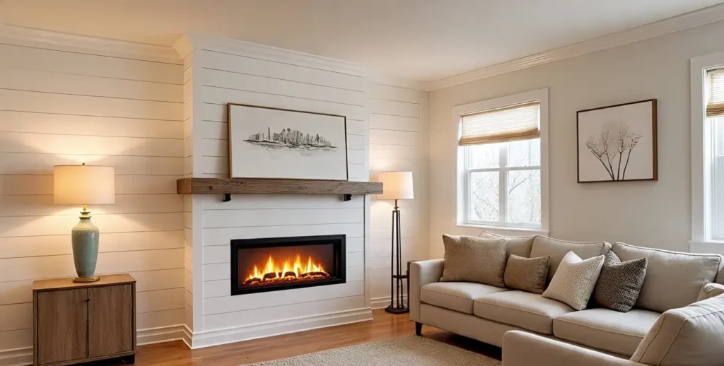 Rustic Styles Electric Fireplace Wall Mount Ideas