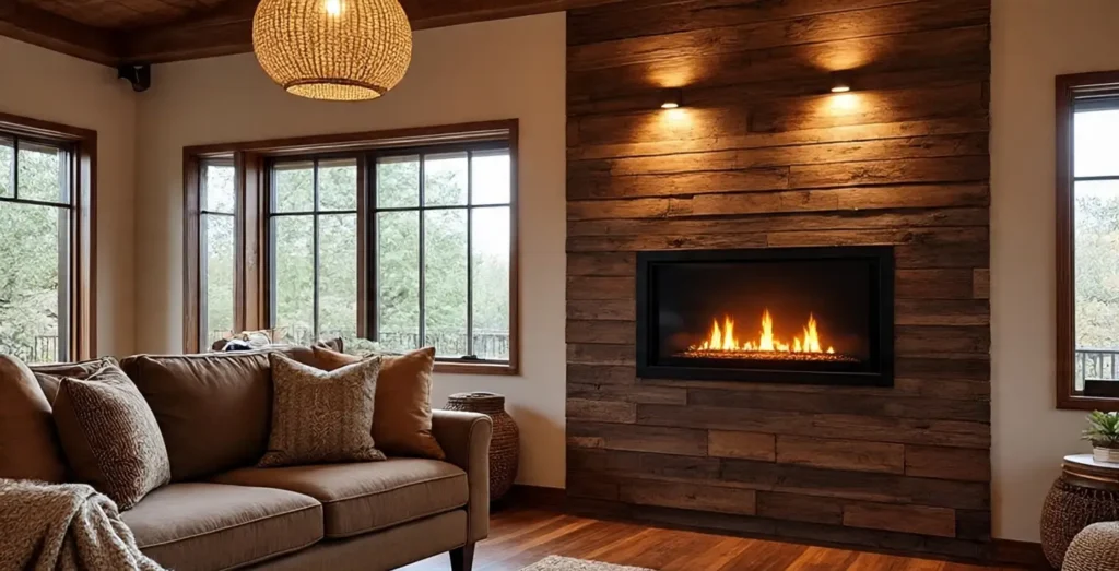 Rustic Styles Electric Fireplace Wall Mount Ideas