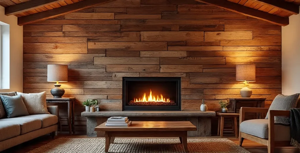 Rustic Styles Electric Fireplace Wall Mount Ideas