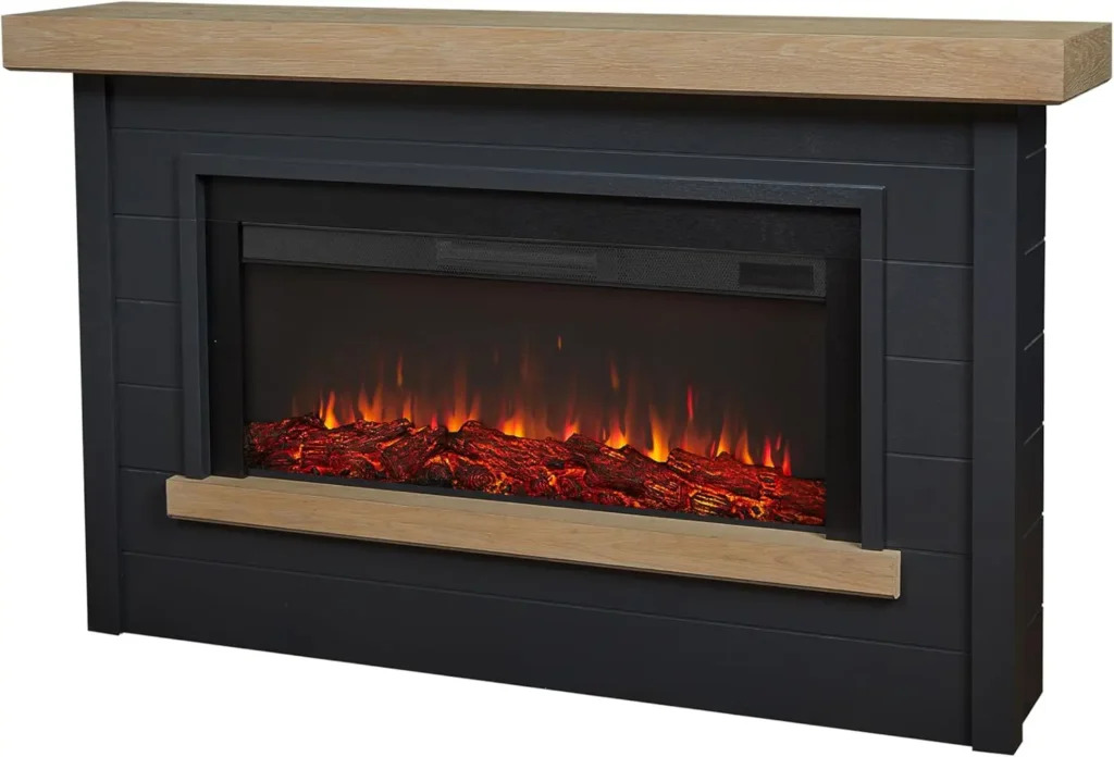 Electric Shiplap Fireplace