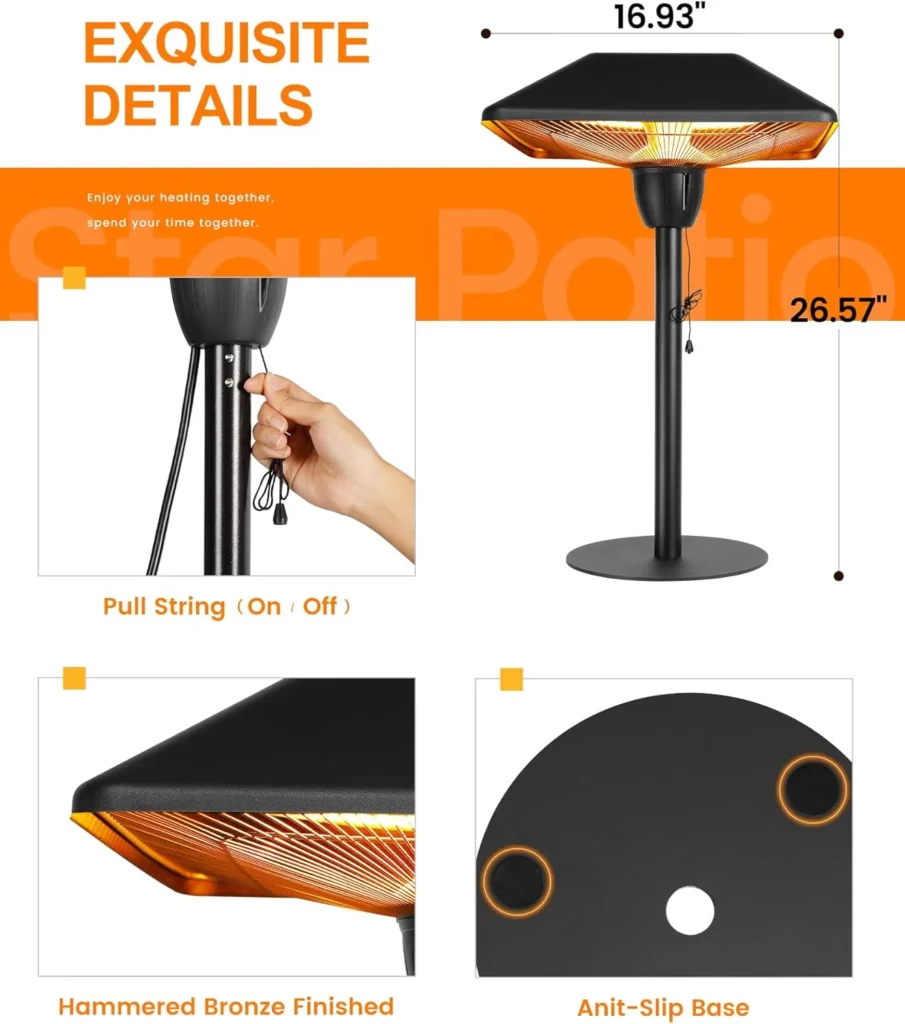 Tabletop Outdoor Heater