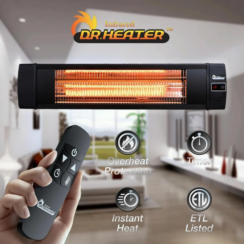 Weatherproof Outdoor Electric Heater