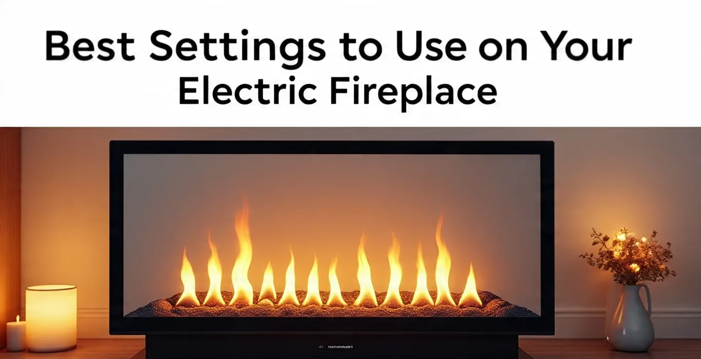 Best Settings to Use on Your Electric Fireplace