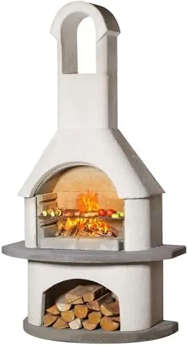 Outdoor Wood Burning Fireplace