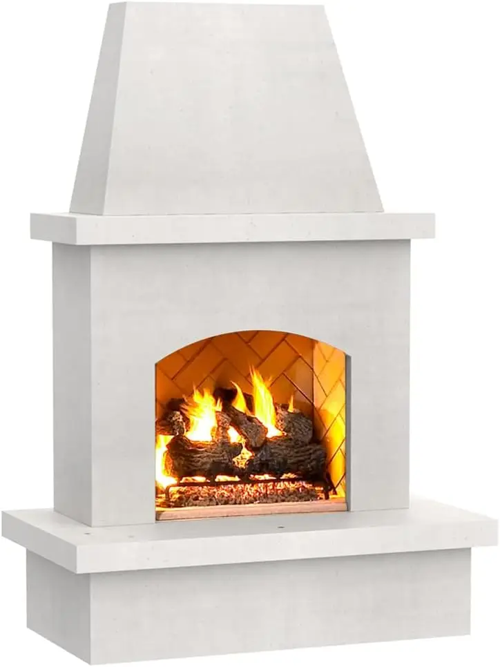 Outdoor Wood Burning Fireplace