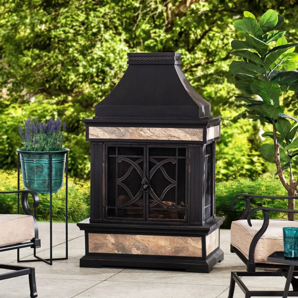 SUNJOY Outdoor Fireplace
