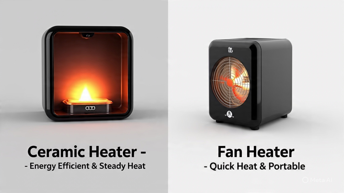 Ceramic Heater vs Fan Heater
