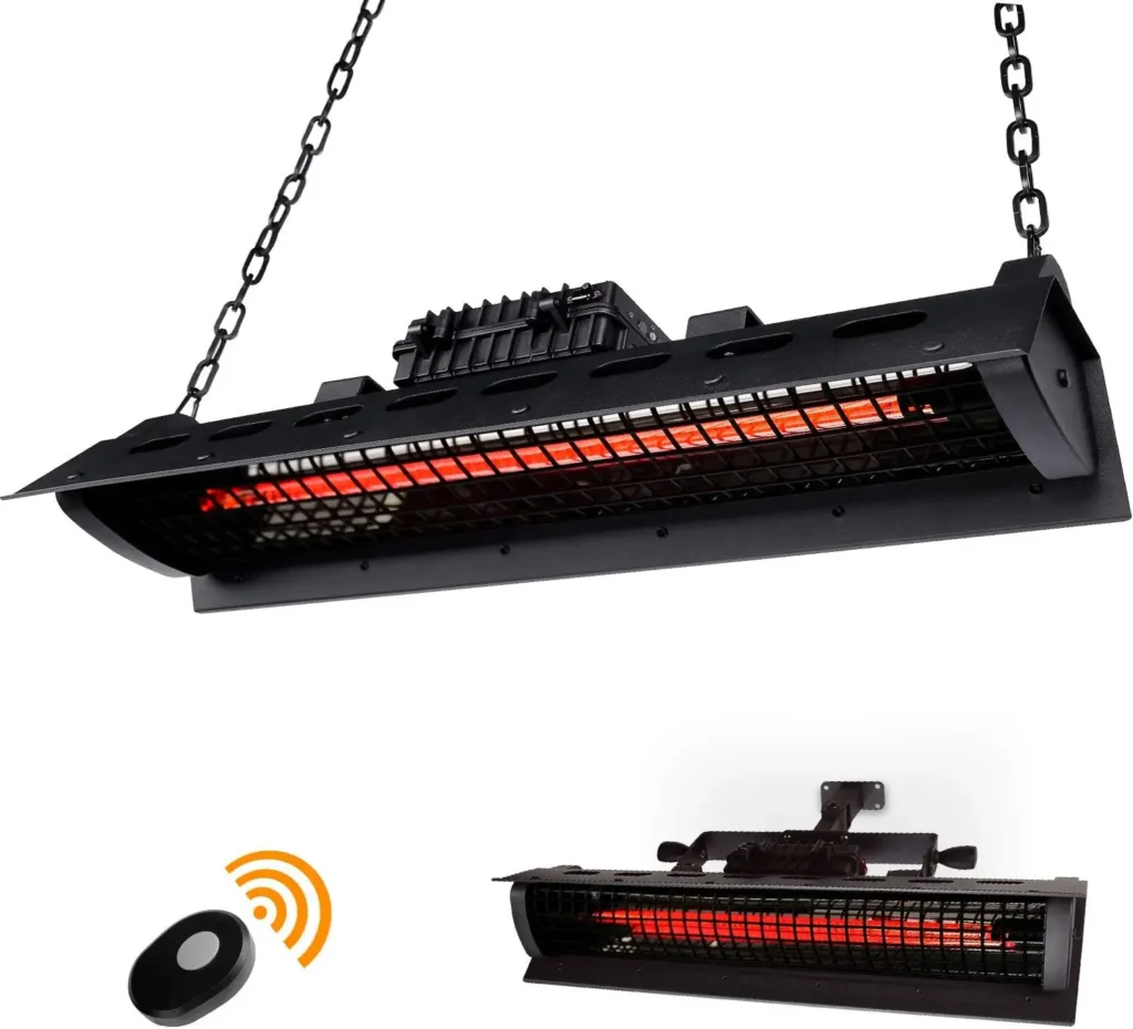 hanging outdoor heater