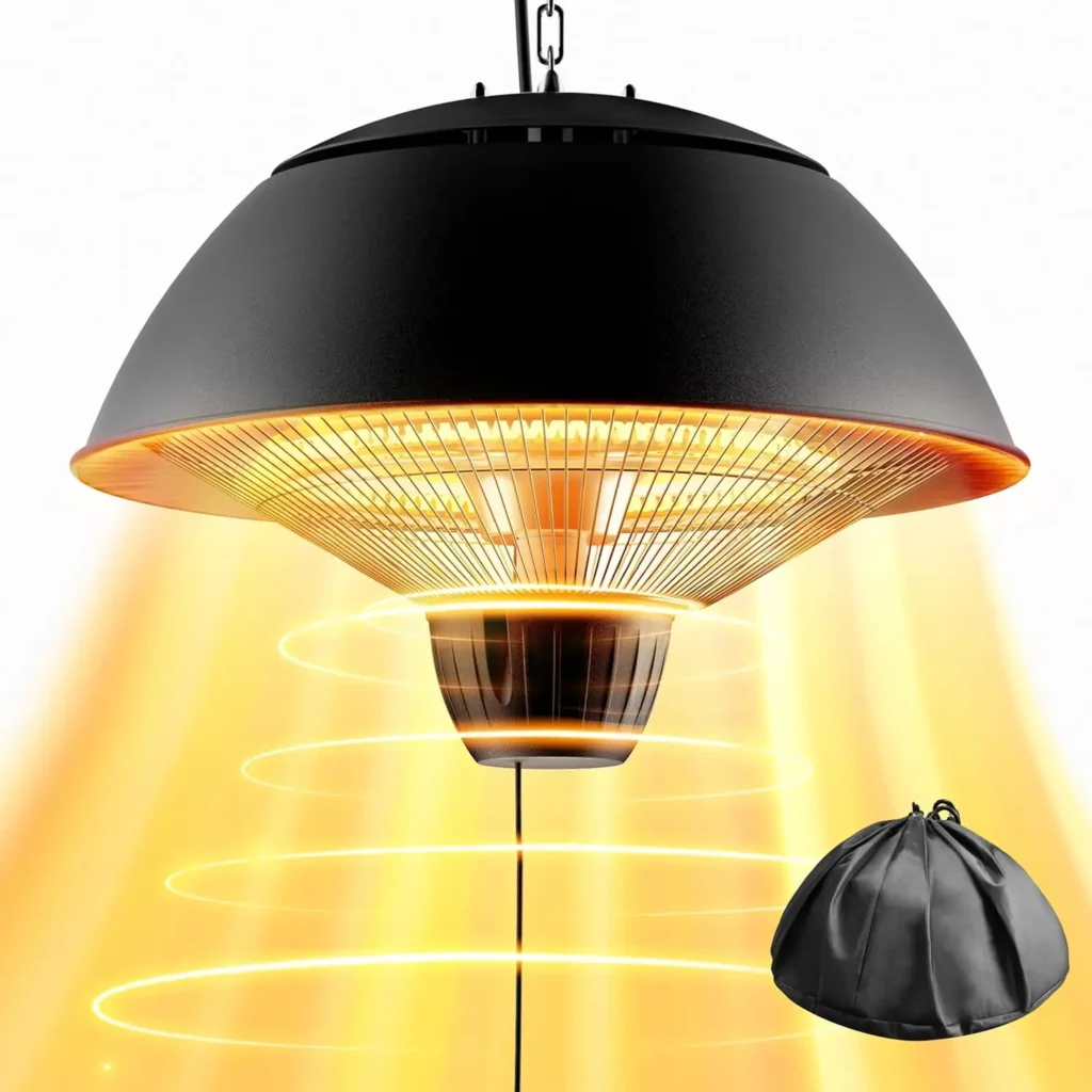 hanging outdoor heater