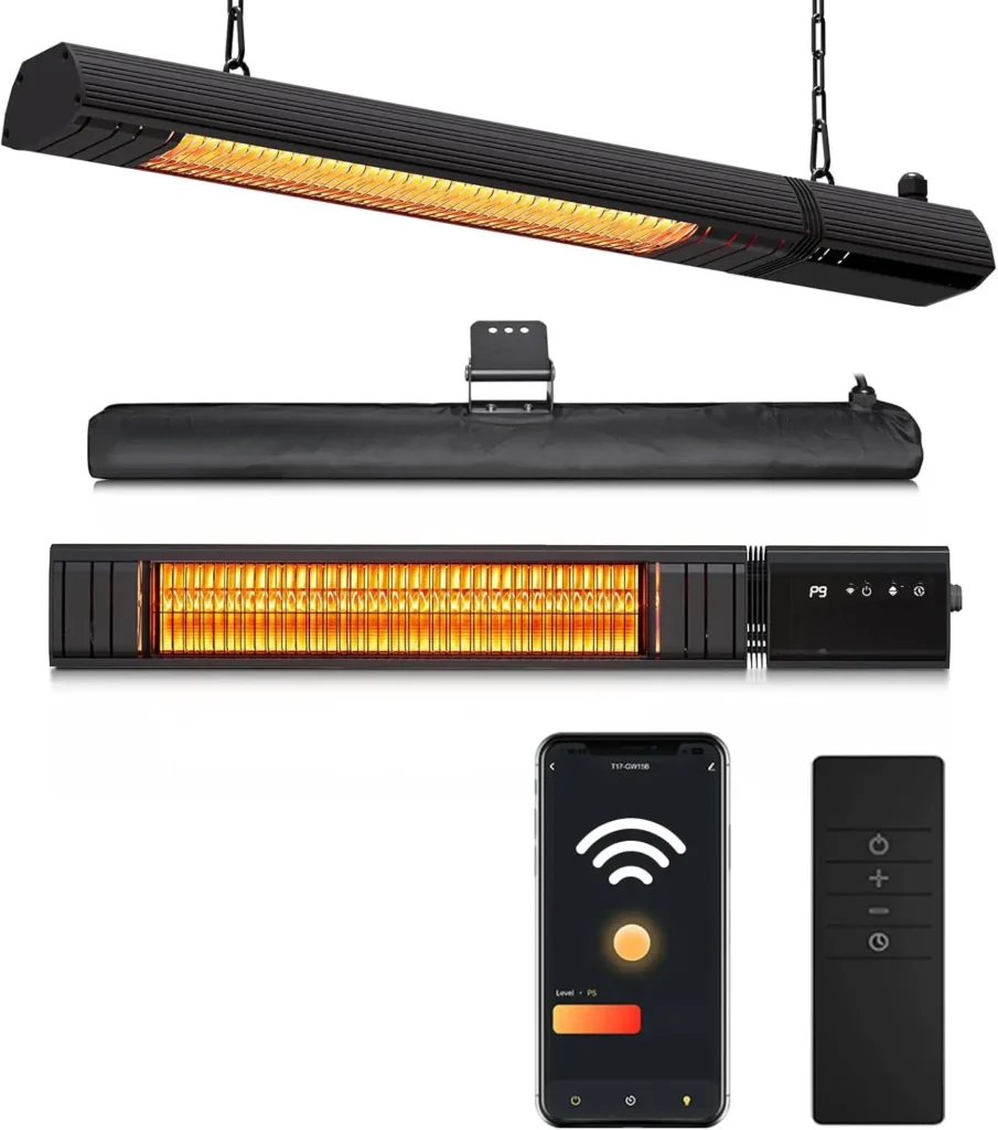 hanging outdoor heater