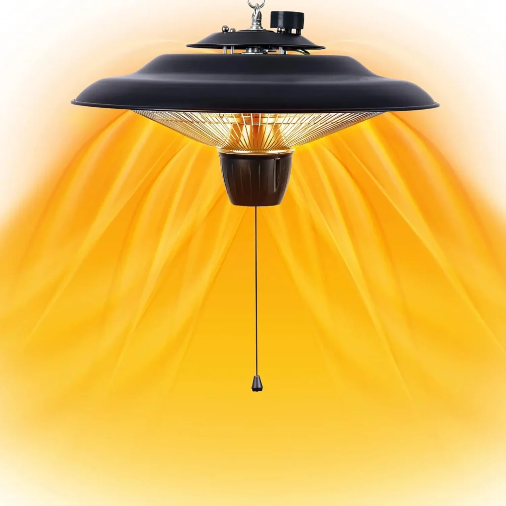 hanging outdoor heater
