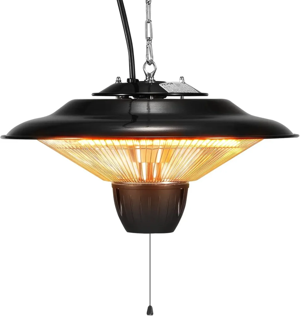 hanging outdoor heater