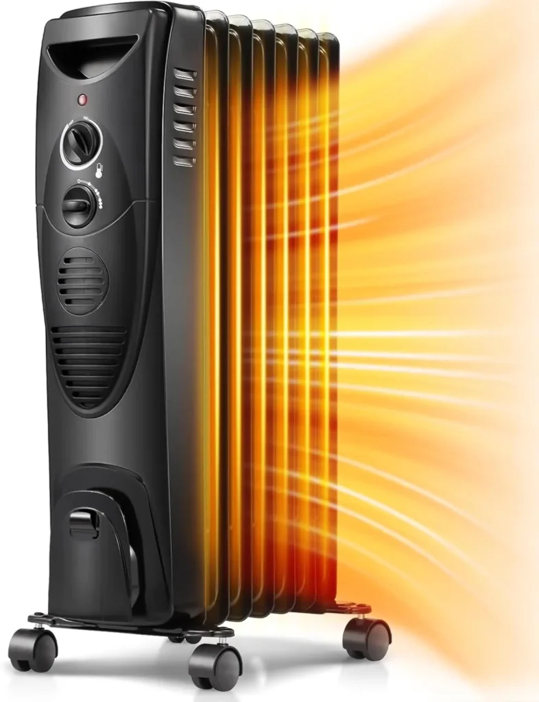 Black Electric Radiator