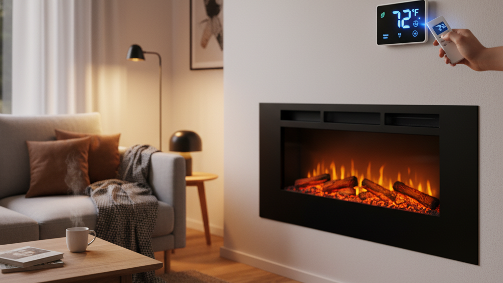 Best Thermostat Setting for Electric Fireplace