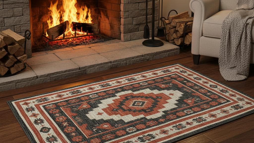 Best Hearth Rugs for Fireplace