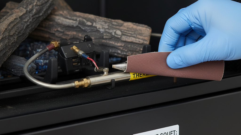 How to Clean Thermocouple on Gas Fireplace