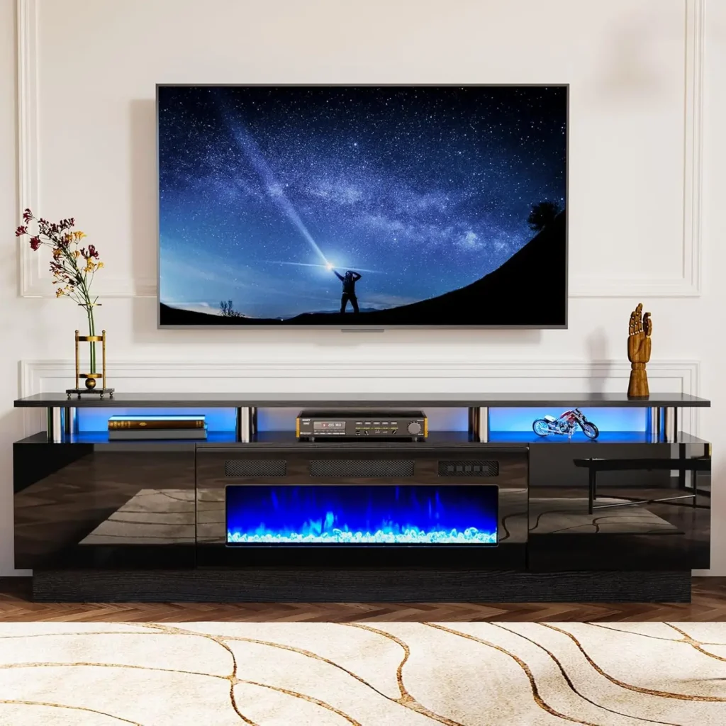 TV Stand With Fireplace