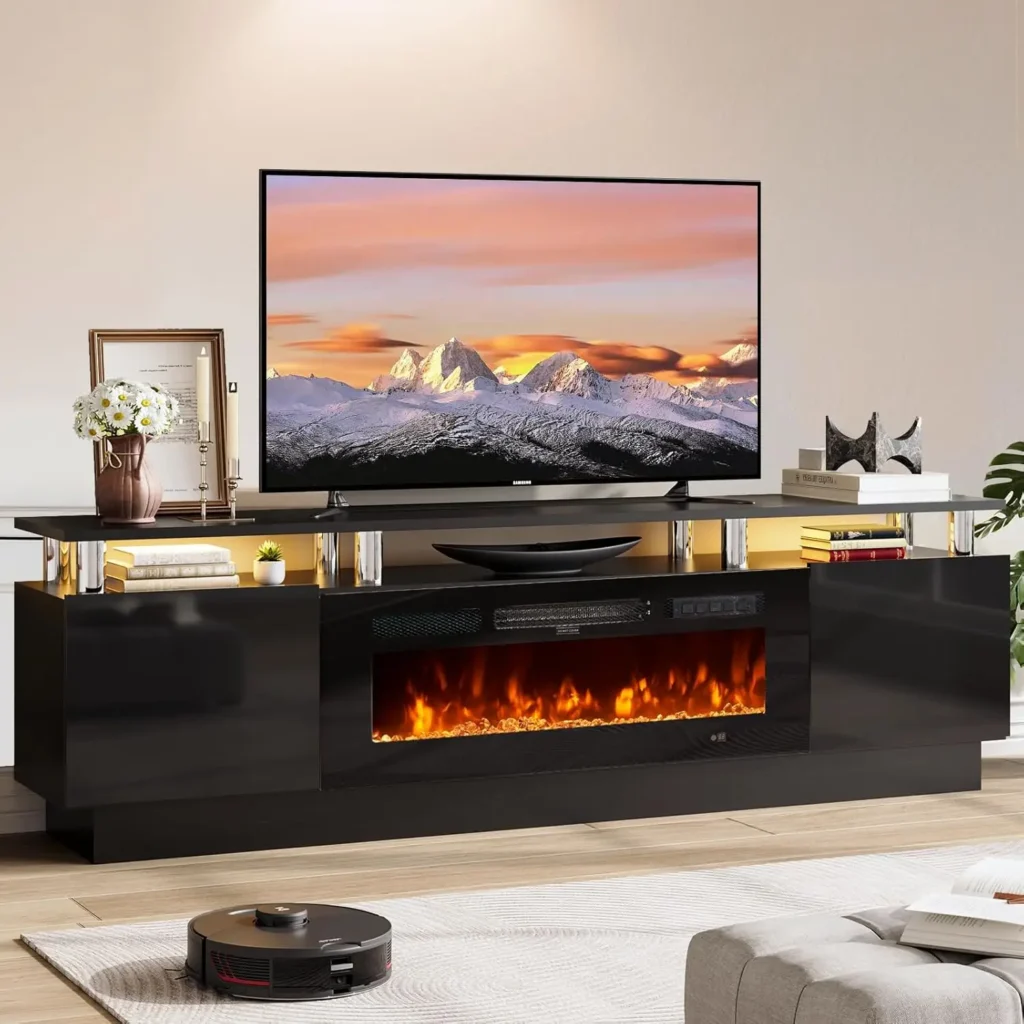 TV Stand With Fireplace
