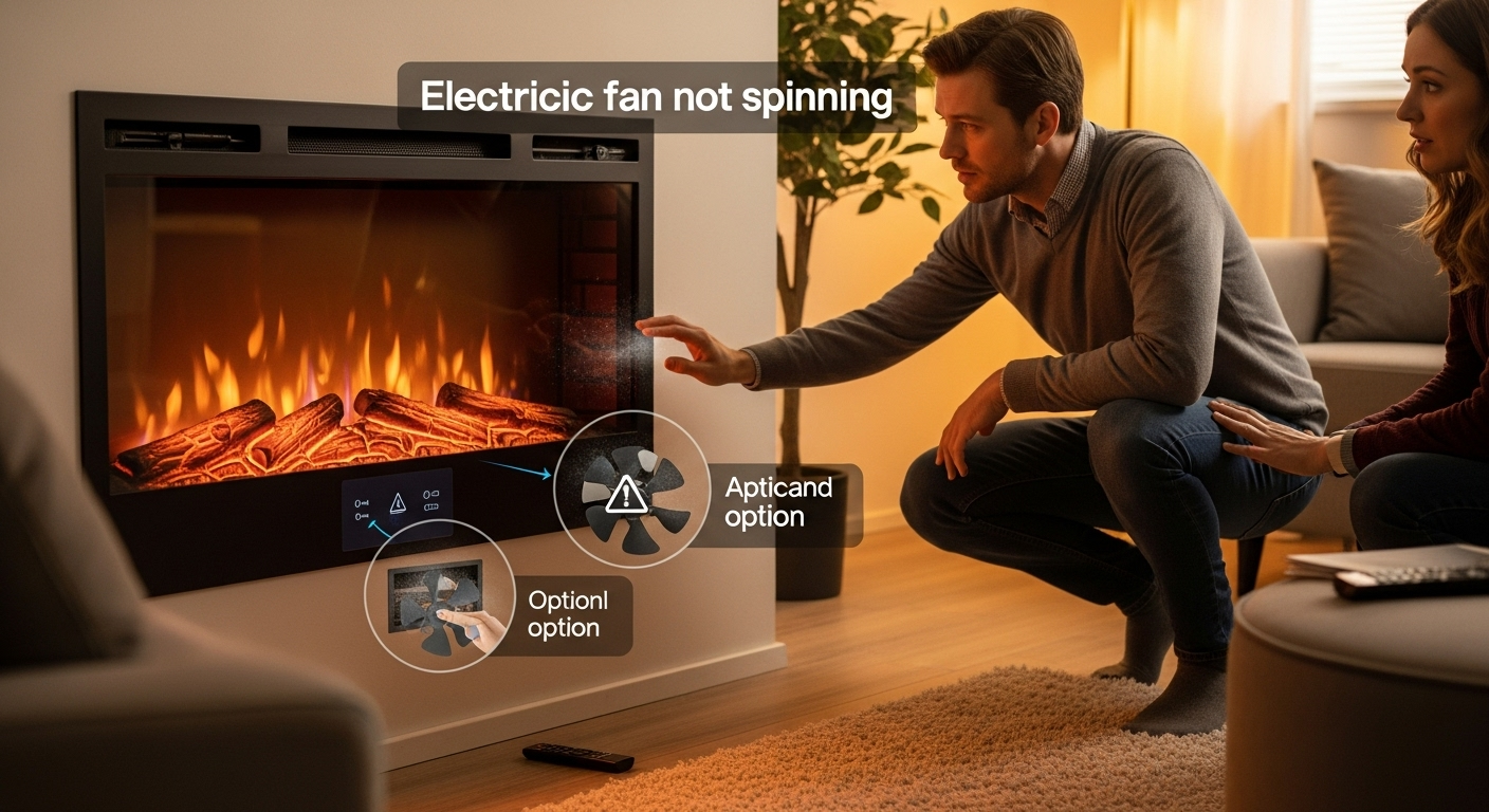 Electric Fireplace Fan Not Spinning